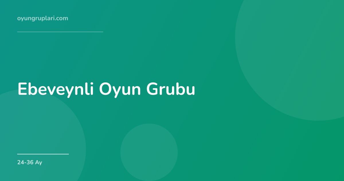 Akıllı Afacanlar Oyun Grupları